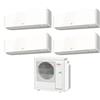 Fujitsu Climatizzatore Condizionatore Fujitsu Quadri Split Inverter serie KM AIRSTAGE 7+12+12+12 con AOEG30KBTA4 R-32 Wi-Fi Integrato 7000+12000+12000+12000