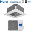 Haier Climatizzatore Condizionatore Haier Cassetta a 4 Vie Inverter serie Cassette620 18000 Btu AB50S2SC2FA R-32 Wi-Fi Optional con Pannello Incluso Nessun Comando