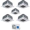Haier Climatizzatore Condizionatore Haier Penta Split a Cassetta Classic Power Supermatch 9+9+9+12+12 con 5U34HS1ERA R-410 9000+9000+9000+12000+12000