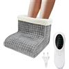 SKIKHN Scaldapiedi Elettrico, Scalda Piedi Casa Elettrico, Lavabile Scaldapiedi ElettricoPiedi con 10 Livelli di Temperatura, Coperta Riscaldata per i Piedi, Spegnimento Automatico, per Donne Uomini