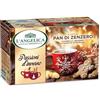 L'Angelica, Passioni d'Inverno, Tisana Gusto Pan di Zenzero, Infuso con Cannella, Zenzero, Chiodi di Garofano, 1 Confezione da 15 Filtri