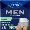 Essity Italy Tena Men - Pants Active Fit 8 Slip Assorbenti Taglia L/XL Grigio