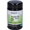 Cabassi & Giuriati Nutriva Vegan D3 200 UI - Integtatore di vitamina D3 120 compresse masticabili