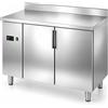 Tavolo Refrigerato 2 porte, con alzatina 300 Lt. MADE IN ITALY. 0°/+8°C. - Cm. 114x70x85H. * PREDISPOSTO PER MOTORE REMOTO *