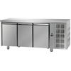 Tavolo congelatore 3 porte, 455 Lt. Acciaio inox. -18°/-22°C. - Cm. 187x70x85H.