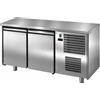 Tavolo Refrigerato 2 porte, 200 Lt. Acciaio inox. -2°/+8°C. Cm. 146x60x85H.