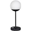 Fermob - Lampada da esterno ricaricabile senza fili Mooon - Nero - Alluminio - Designer Tristan Lohner
