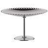 Alessi - Alzata per dolci Tornitore matto - Metallo - Acciaio inossidabile lucido - Designer Nika Zupanc