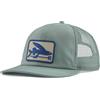 Patagonia Flying Fish Relaxed Trucker Hat Cover Green