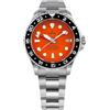 RATIO FreeDiver, orologio subacqueo automatico in vetro zaffiro GMT con lunetta girevole, resistente all'acqua fino a 200 m, orologio subacqueo da uomo