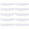 HOBBIESAY 10 inserti bianchi di ricambio per colletto della camicia del clero, inserti in plastica per colletto da sacerdote, per uomini e donne, accessorio per colletto, 16,1 x 3,2 cm