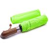 KELINTER Ombrello Pieghevole Automatico - 10 Steli Rinforzati, Teflon 300T, Antivento, Manico in Legno Ergonomico, Compatto 480g - Per Uomini & Donne