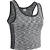 BaronHong Tomboy Trans Lesbian Cotton Chest Binder Plus Size Canotta Corta con Fascia Elastica da 20 cm più Resistente