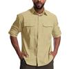 Yenwits Camicia da uomo a maniche lunghe, protezione UV UPF 50+, traspirante, ad asciugatura rapida, per il tempo libero, per escursioni, pesca, trekking