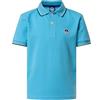 NORTH SAILS Polo Bambino in piqué di Cotone Organico con Dettagli a Righe