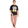 Pokémon Pigiama Uomo - Pigiama Uomo Lungo Cotone - Pigiami Uomo Divertenti Taglie Forti S-3XL