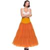 Shimaly Sottogonna lunga da donna, lunghezza fino al pavimento, sottogonna per abito formale, S-3XL