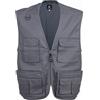 CHEMAGLIETTE! Gilet Multitasche Uomo Caccia Pesca Lavoro Portabadge | Non foderato 80% poliestere 20% cotone, 8 scomparti, tasca cellulare, doppie tasche zip, gancio portachiavi. Estivo