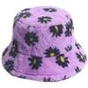 YAMEE Cappello Donna Inverno,Cappellino Pescatore in Peluche Caldo,Cappelli Invernali per Le Donne Ripiegabile Hat Caldo Autunno e Inverno
