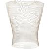 GENEMEN Uomo Camicia Con Strass Top Canotta Maglia Sexy Gilet Trasparente Elastico Crop Top