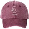 Tindo Cappellino da baseball vintage da uomo, elegante con motivo a dinosauro, unisex, per il tempo libero, in cotone