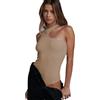 SDFWGG Body da Donna Monospalla Aderente con Scollo Asimmetrico Top Estivo Slim Fit Scollo Quadrato Aderente Body Donna Perizoma Canotta Basic Elegante Casual