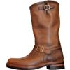 tinetill Stivali Uomo Western Stivali da Cowboy Vintage Quadrato Testa Stivali da Equitazione Stivali da Lavoro Escursionismo Caccia Stivali da Moto
