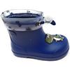 Generico Stivale da pioggia Igor con cursore modello Mendi Dino blu navy in gomma con suola antiscivolo