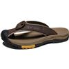 EKsma Sandali da trekking da uomo di grandi dimensioni, pantofole chiuse in vera pelle alla moda, scarpe da spiaggia traspiranti for escursioni all'aperto