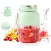 MIUUIPI Frullatore portatile da 1300 ml, bottiglia per frullati con coperchio a prova di perdite, senza fili, ricaricabile, per fitness, ufficio e viaggi (verde)