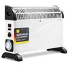 TROTEC Riscaldatore a convettore TCH 22 E riscaldamento elettrico fino a 2 kW di potenza di riscaldamento turbo ventilatore termostato