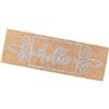 emmevi Zerbino Cocco Naturale Antiscivolo 25x75 cm Tappeto Casa Porta Ingresso Entrata Esterno (D)