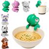Generico Mini ventilatore di raffreddamento con clip per tazza e ciotola, ricaricabile, simpatico refrigeratore per caffè a forma di elefante, refrigeratore per caffè portatile