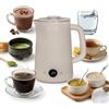 CHiATO Bollitore elettrico da 1,7 l, in acciaio inox, 2200 W, 6 temperature da 45 a 100 °C, display a LED, per tè e caffè, sabbia