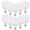 Optonica Lampadina Led Risparmio Energetico Attacco 12W E27 220V 1055 Lumen Globo Equivalente 70W Lunga Durata Universale (Pezzi 10, Bianco Naturale 4500°K)