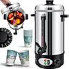 KESSER® Bollitore per vin brulé, cuoci-vin brulé in acciaio inox, macchina per vin brulé, macchina per bevande calde