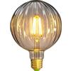 TIANFAN Lampadine LED vintage 4 W bianco caldo 2700 Kelvin Big Globe Crystal Led Bulb 220/240V Edison vite E27 base speciale lampadina decorativa G125 (melone)
