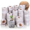 com-four® 100x compresse rigonfianti di Cocco con Rete | supporto per la coltivazione di semi di piante - dischi di cocco biodegradabili - aiuto alla coltivazione in fibra di cocco