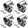 Supertool 4PCS Portaombrelli da pesca, staffa da balcone ombrellone, custodia da pesca regolabile portaombrelli, morsetto per ombrellone da parete, staffa per ombrello da pesca