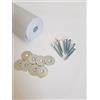 TUTTOPERGOLE Copertura con Fasce in PVC Pieno Adatte per strutture in Legno (Cm 630 X Cm 50, Grigio)