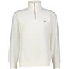 GANT Uomo Felpa con Zip 1/4 Regular Shield, Fresh Blue