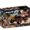 Playmobil WWE The Rock Monster Truck con sospensioni e personaggio Incluso 71955