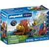 Playmobil Cavalieri Cannone dei Cavalieri del Leone con funzione di sparo 4+ anni 72115