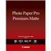 Canon Carta fotografica Canon 20 fogli A3+ 210gr PM-101 Pro Premium opaca [8657B007]