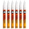 Molotow ONE4ALL 127hs # 225 marcatore, confezione da pezzi, 2 mm 2 mm signalweiß, 6 pezzi