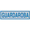 CARTELLI SEGNALATORI TARGHETTA ADESIVA 165x50mm GUARDAROBA 96667