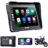 VEVOR CarPlay Wireless per Moto Navigazione GPS Touchscreen HD da 7 pollici Compatibile con Apple CarPlay e Android Auto, Siri/Assistente Google, Bluetooth Doppio, Protezione IP67, Motociclette BMW