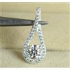 Certificato Champagne Diamante Solitario 1.33 KT Taglio Rotondo Ultimo Design