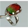 17.30 CT Ovale Anguria Tormalina Gemma Raro Anello Design Regalo di Compleanno