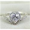 1.38 KT Forma Cuore Rotondo Bianco Diamante Solitario Certificato Da Design Ring